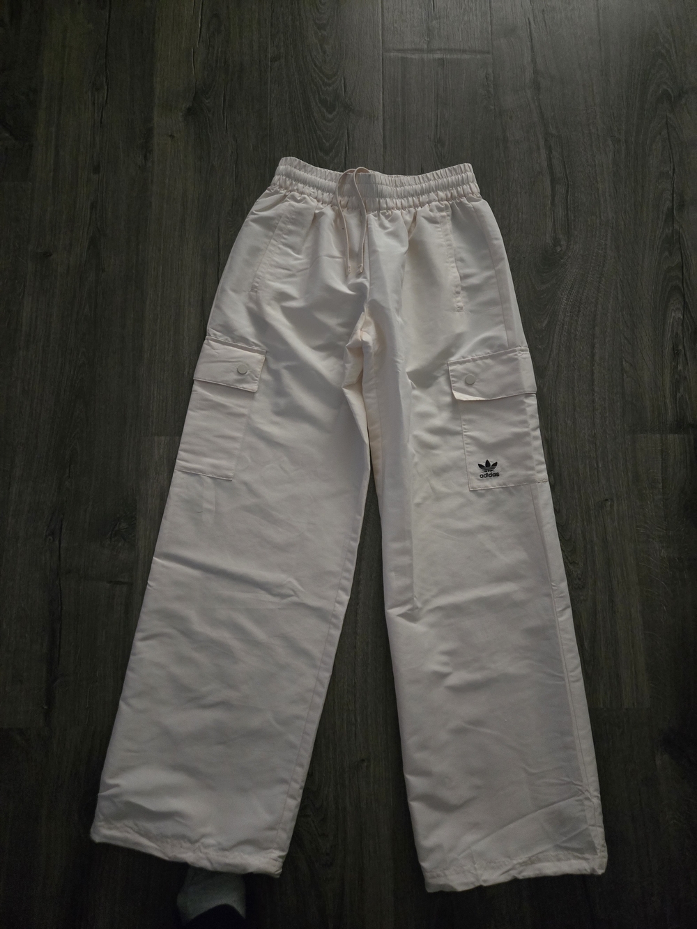 adidas Cream Cargo Sweatpants